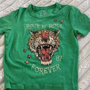Junk Food Clothing Green Rock 'N' Roll Tee